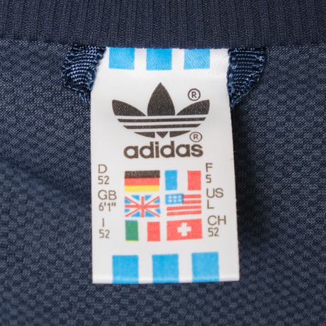 80s Vintage adidas Track Jacket Navy× Gray (Made in West Germany)