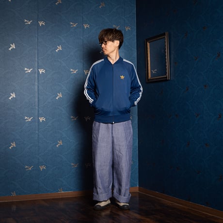 70-80s Vintage adidas VENTEX ATP Track Jacket Navy