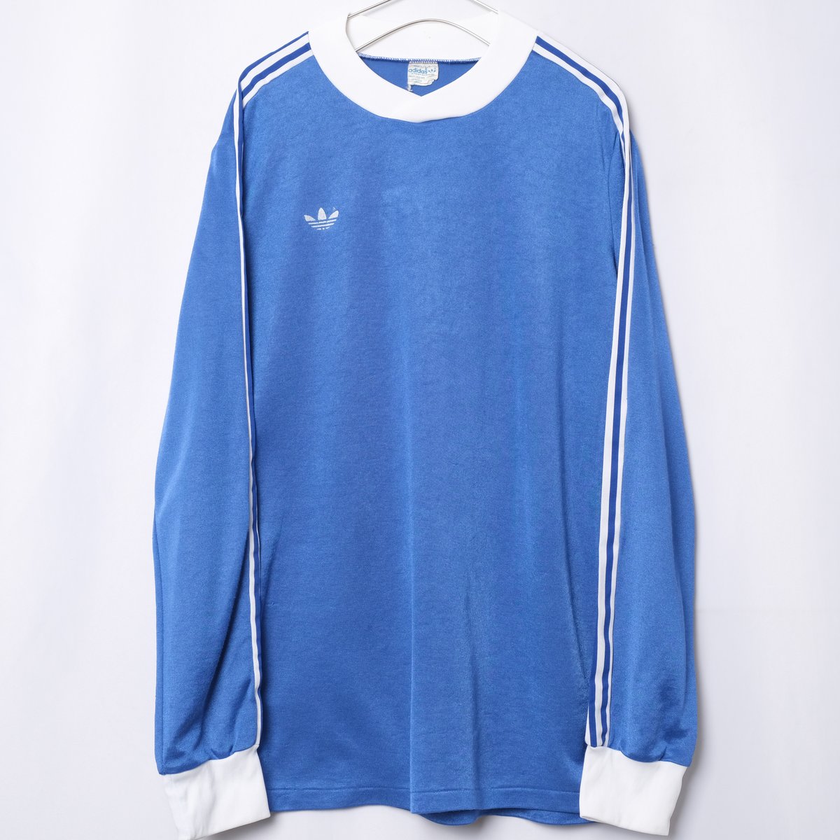 70-80s Vintage adidas Ventex Game Shirt Blue(Ma