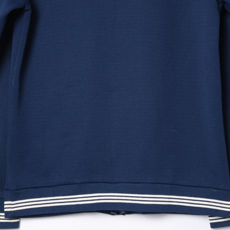 60s Vintage adidas Ventex Collarless Track Jacket Early World Mark Navy (Made in France)