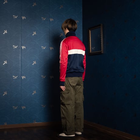 70-80s Vintage adidas Ventex Track Jacket Red×White×Navy (Made in France) 174