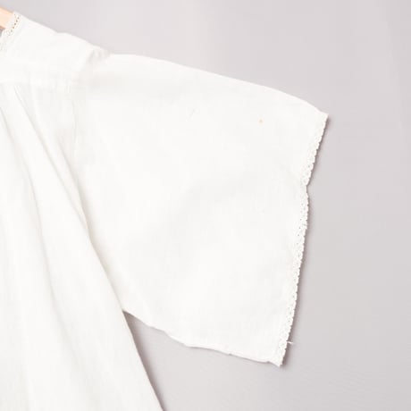 -30s France Antique Church Smock (Short) 3