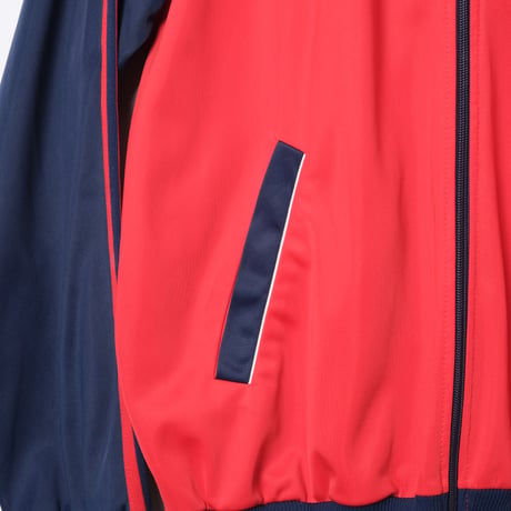 80s Vintage adidas Track Jacket Red × Navy (Made in Hungaria)