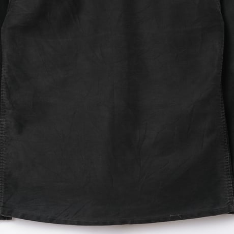 40-50s France Vintage Le Mont St Michel Black Moleskin Jacket