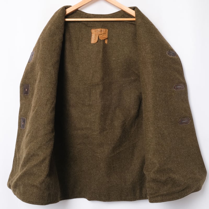 50s Dutch Army Leather Vest Size 2 | Ugla パンと古着と本