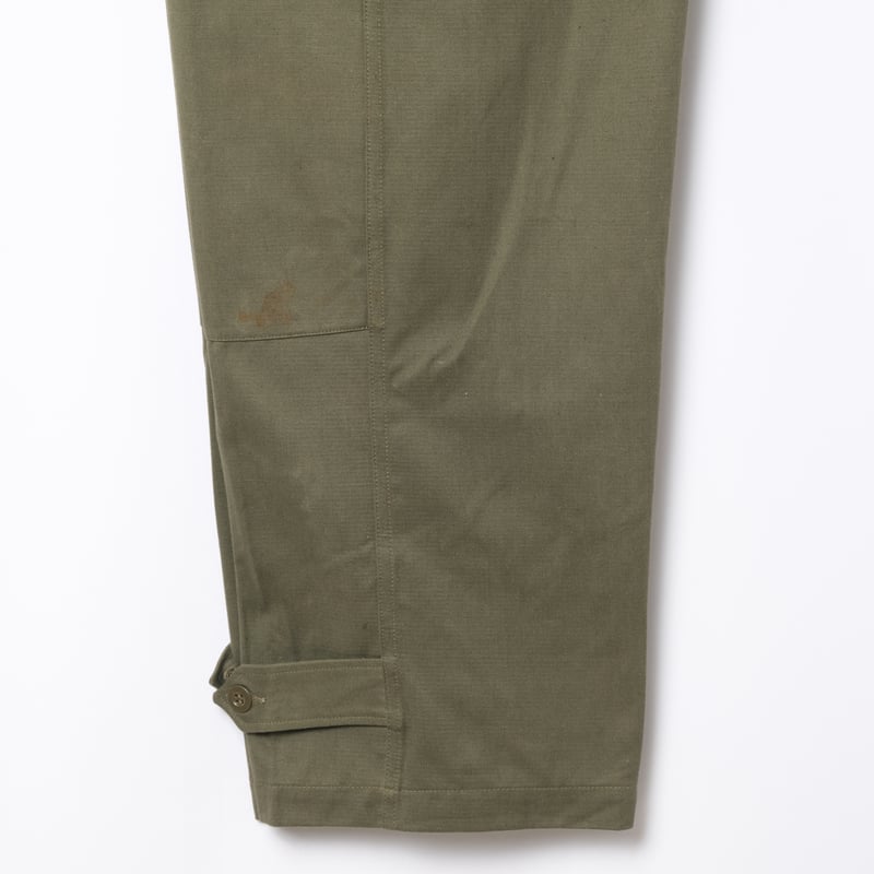 実物 French Military m47 後期 TROUSERS 33 実物 French Military m47 後期 TROUSERS 33 French Army M47 Trousers