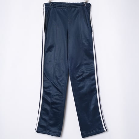 70-80s Vintage adidas Ventex Track Trousers Navy × White (Made in France)