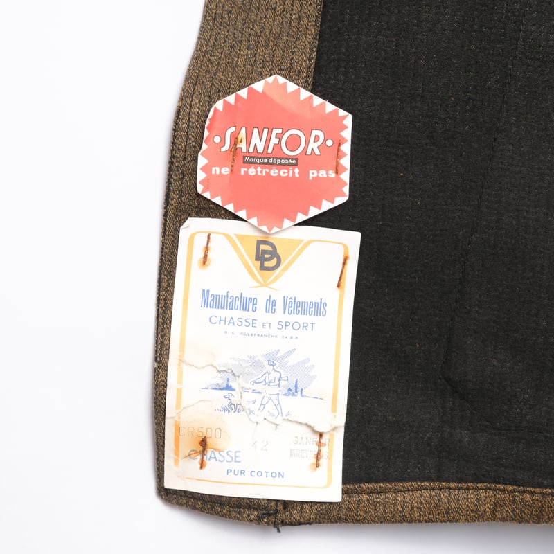 40-50s France Vintage Le Tres souple Brown Cott