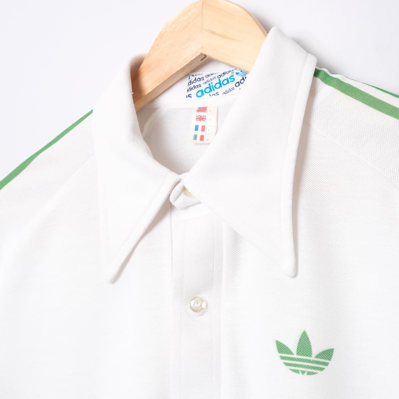 70-80s Vintage adidas Ventex Half Sleeve Polo S