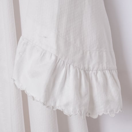 30s French Vintage Cotton Church Gown