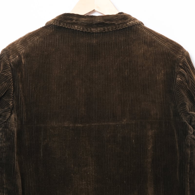 30-40s France Vintage Brown Corduroy Hunting Ja