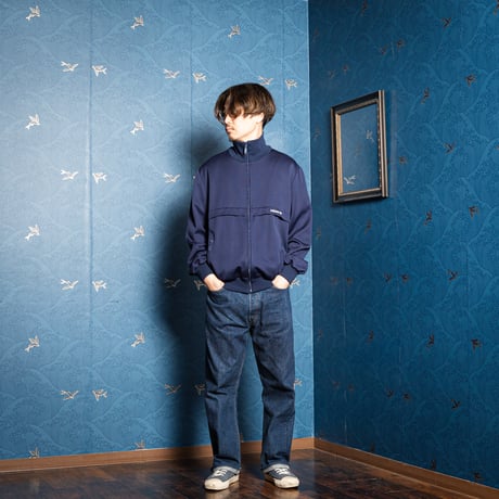 80s Vintage adidas Track Jacket Navy（Made in Hungaria）