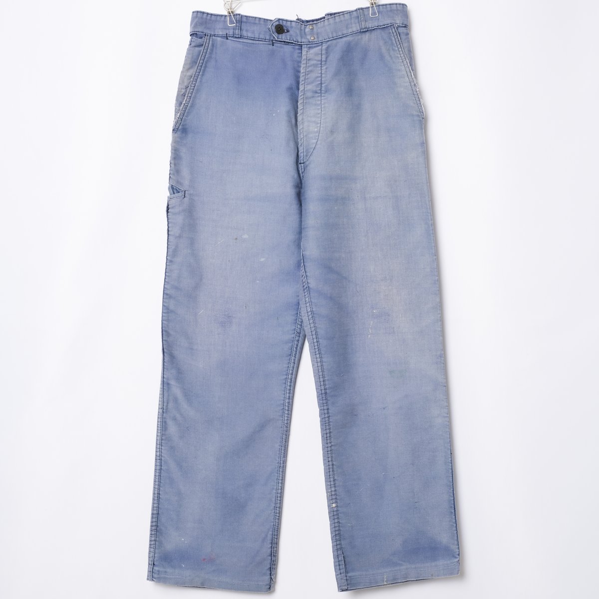 60s adolphe lafont ブルーモールスキン フランス製 50-60s France Vintage Adolphe Lafont Blue Moles