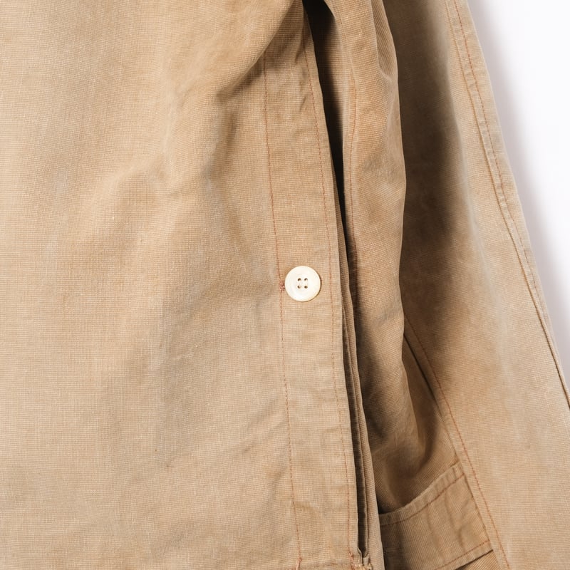 50s France Vintage Fisherman Smock With Game Po