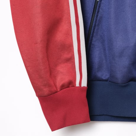 80s Vintage adidas Track Jacket Navy × Bordeaux × White (Made in Hungaria)