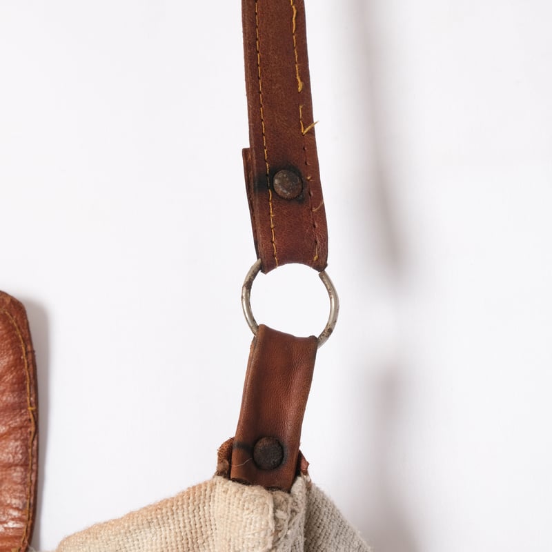 60s French Vintage SNCF Linen Sacoche | Ugla パン