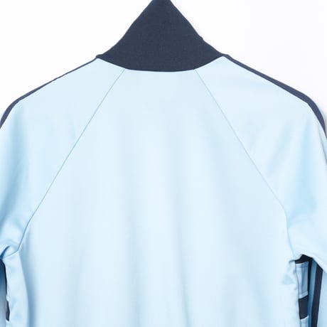 70-80s Vintage adidas Track Jacket Model  First Light Blue× Navy（Made in France)