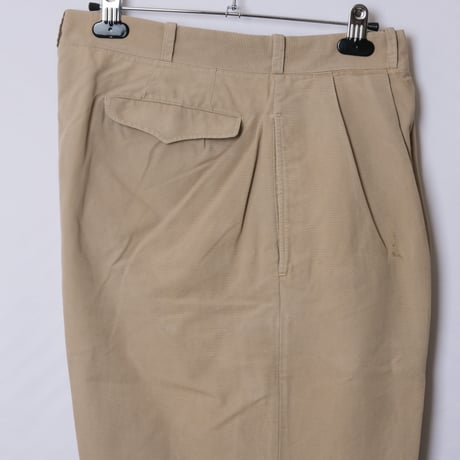 40s French Army Canvas Chino Trousers