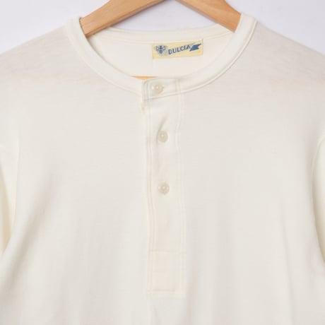 50-60s Euro Vintage  Dulcia Henry Neck Shirts Dead Stock 2