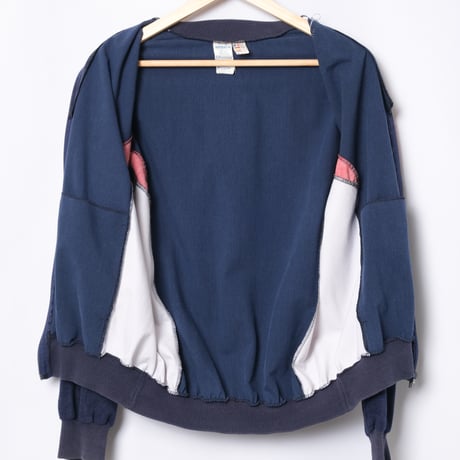 80s Vintage adidas Ventex Track Jacket Model Challenger Navy × Red (Made in France)168