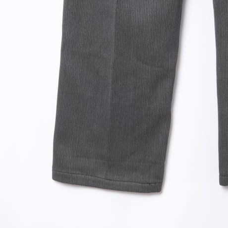 40-50s France Vintage Gray Cotton Pique Hunting Trousers Dead Stock