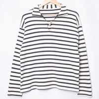 France Vintage Striped Fisherman Smock