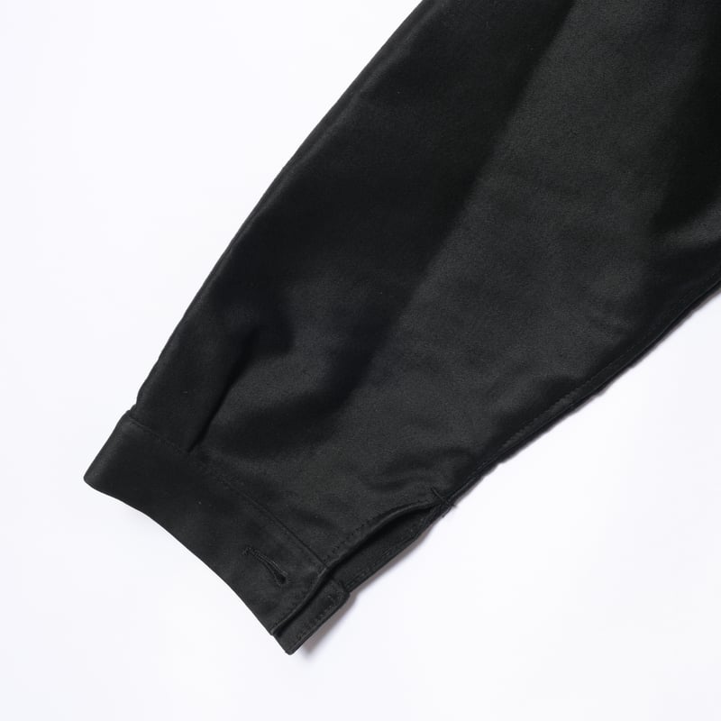 40s Le Mont Saint Michel ブラックモールスキン パンツ 30-40s Le Mont St Michel？Black Moleskin Jacket