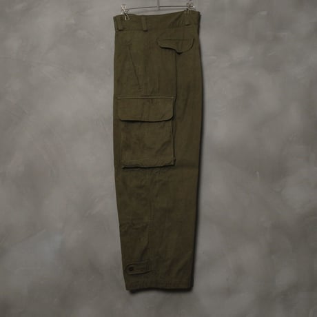 French Army M47 Trousers Early Size13 Herringbone Used