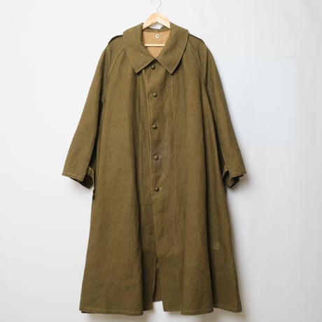 French Army M35 Motorcycle Coat  Linen With Liner Size 1  Deadstock