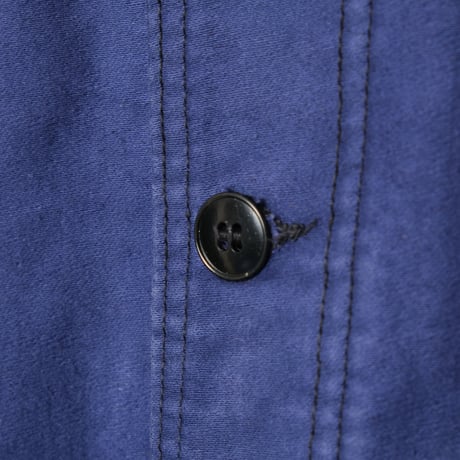 50-60s France Vintage Le Favori Blue Moleskin Jacket