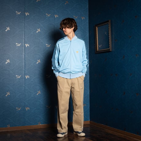 70s Vintage adidas Ventex ATP Light Blue Track Jacket(Made in France)