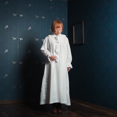 French Antique Cotton Night Dress