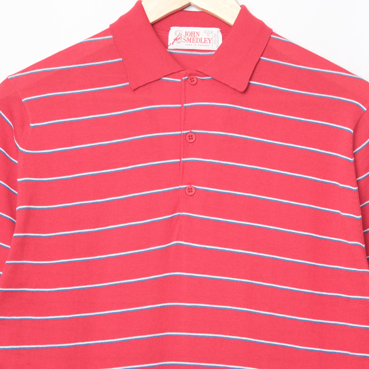 80s JOHN SMEDLEY Sea Island Cotton Half sleeves