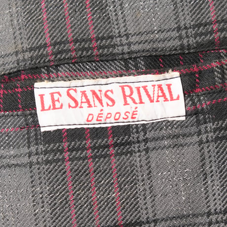 40-50s French Vintage Le Sans Rival Black Corduroy Hunting Jacket
