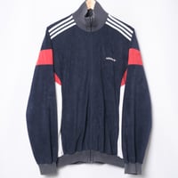70-80s Vintage adidas Ventex Track Jacket Model Challenger Navy × White × Red (Made in France) 198