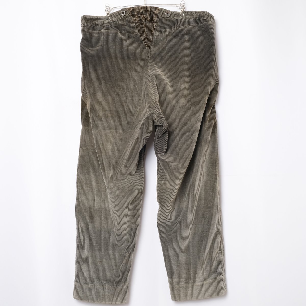 希少黒French vintage 30〜40s 太畝コーデュロイパンツ