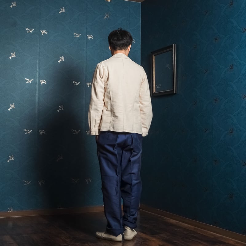 50s-60s French Vintage KONEKO Moleskin Work Tro