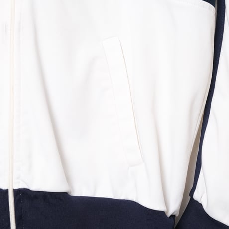 70-80s Vintage adidas Ventex Track Jacket Model  First White×Navy (Made in France)