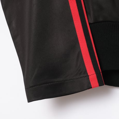 70-80s Vintage adidas Track Jacket Curve Pocket  Black × Red Small