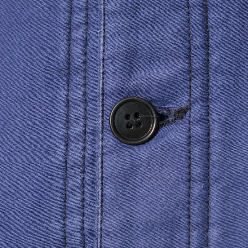 40-50s France Vintage Vicardex Blue Moleskin