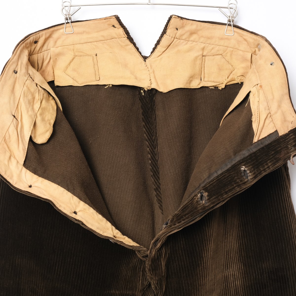 30-40s France Vintage Corduroy Jodhpurs Trouser