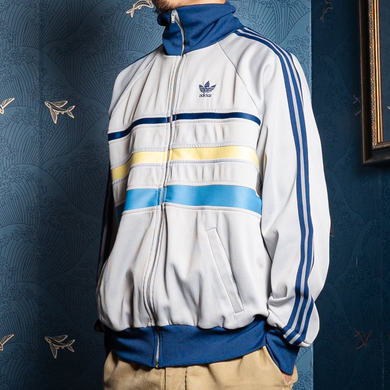 80s  VENTEX フランス製 ハイネック トラックジャケット 70-80s Vintage adidas Ventex Track Jacket Model
