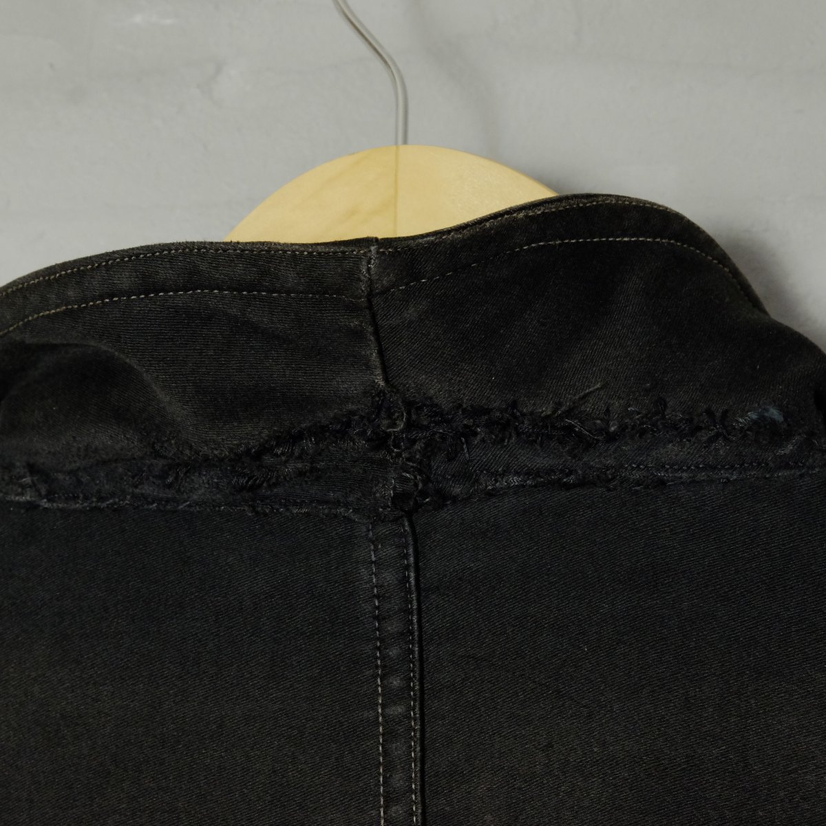 極上　希少　30〜40s ブラックモールスキン　vポケ 木製ボタン　Aライン 極上 希少 30〜40s ブラックモールスキン vポケ 木製ボタン A