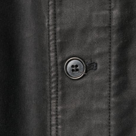 40s France Vintage Adolphe Lafont Black Moleskin Jacket