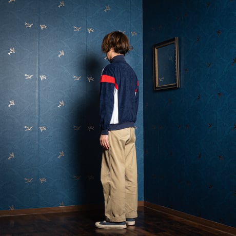80s Vintage adidas Ventex Track Jacket Model Challenger Navy × Red (Made in France)168