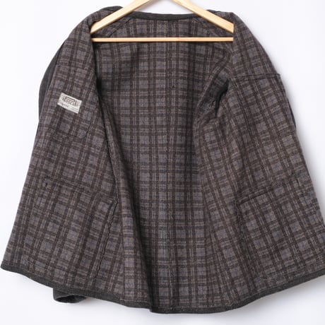40-50s France Vintage Pascal HBT Wool Farmers Work Jacket
