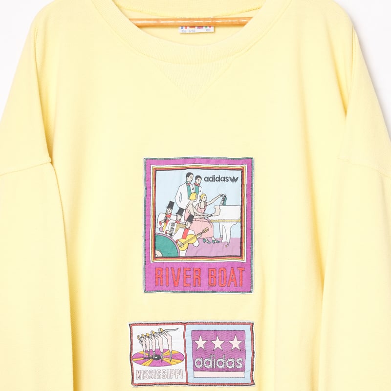 80s Vintage adidas Ventex Sweat RIVERBOAT JAZZ 80s Vintage adidas Ventex Sweat RIVERBOAT JAZZ
