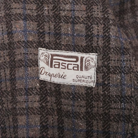 40-50s France Vintage Pascal HBT Wool Farmers Work Jacket