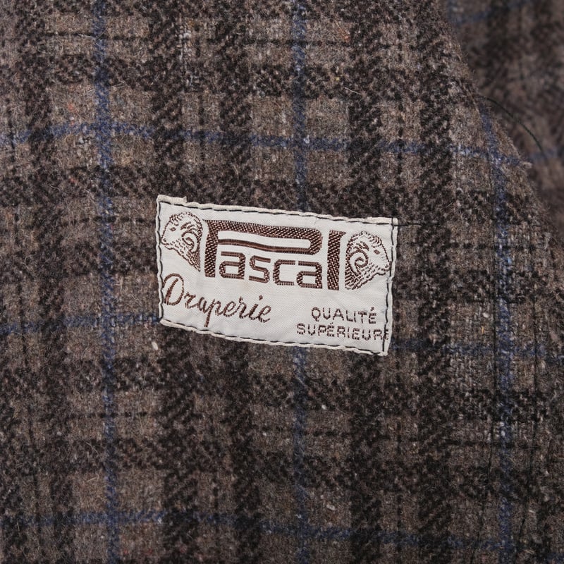 40-50s France Vintage Pascal HBT Wool Farmers W