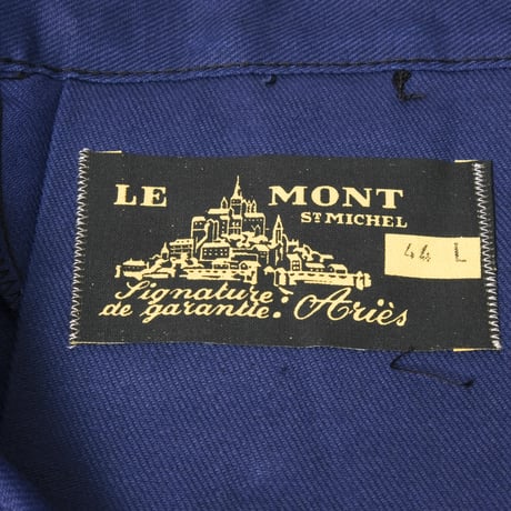 40s-50s  Le Mont St Michel Cotton Twill Work Trousers Size 44L Dead Stock